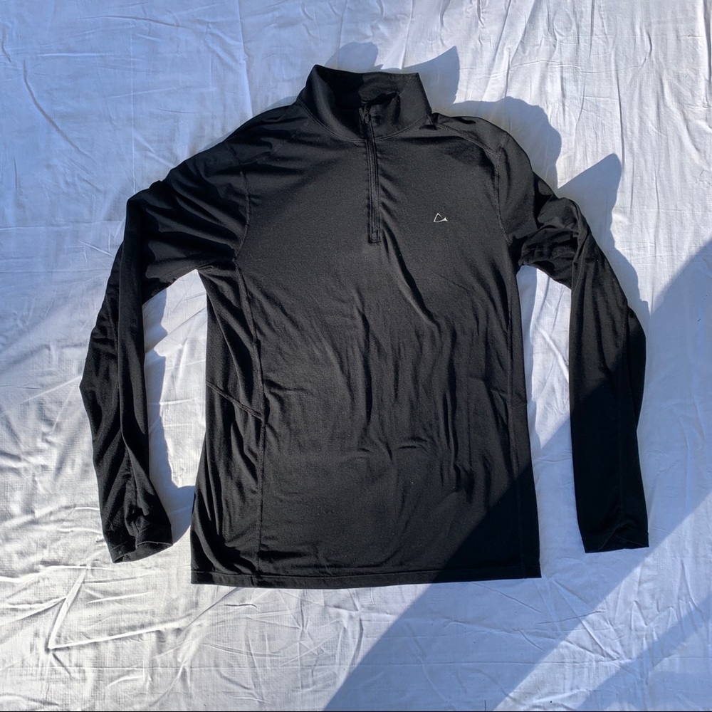 Paradox DriRelease Fresh Guard 1/4 Zip Long Sleeve Pullover Shirt Men M Black